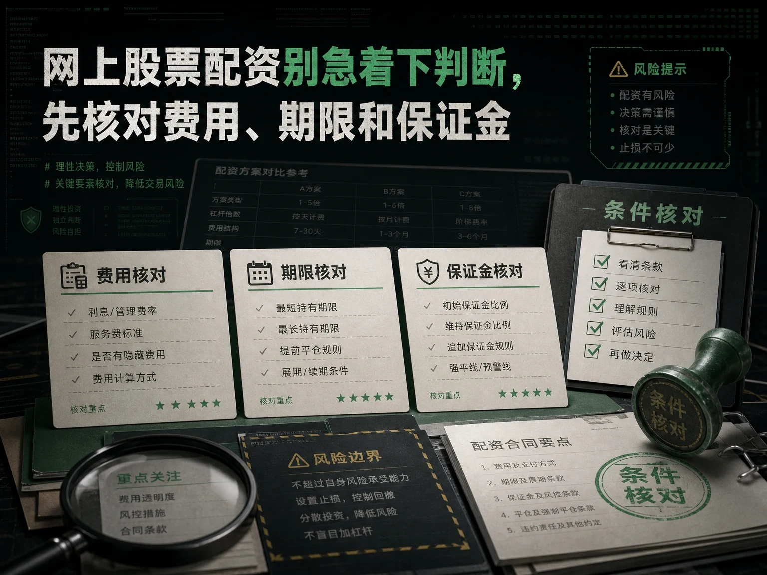网上股票配资别急着下判断，先核对费用、期限和保证金缩略图