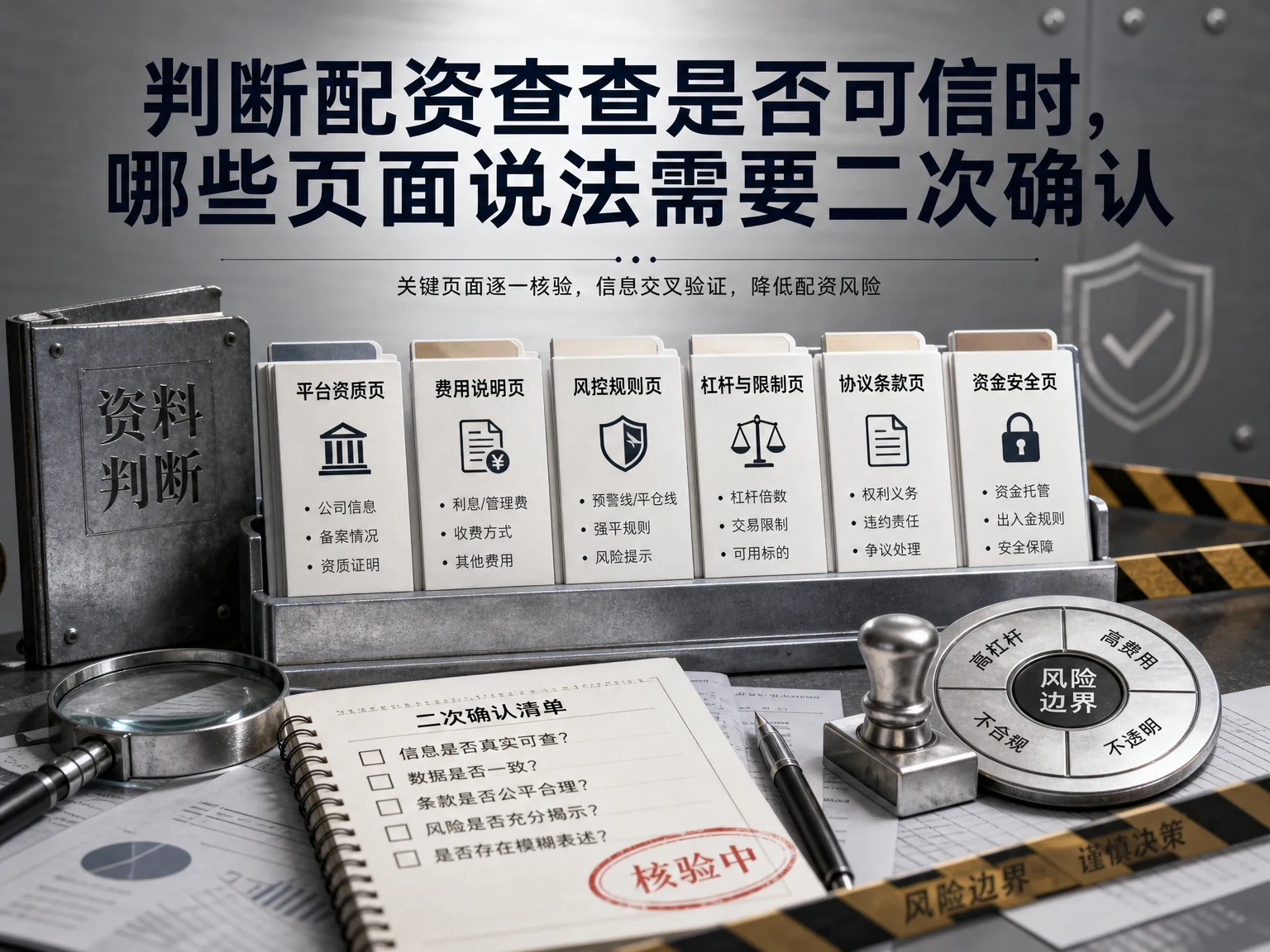 判断配资查查是否可信时,哪些页面说法需要二次确认 插图