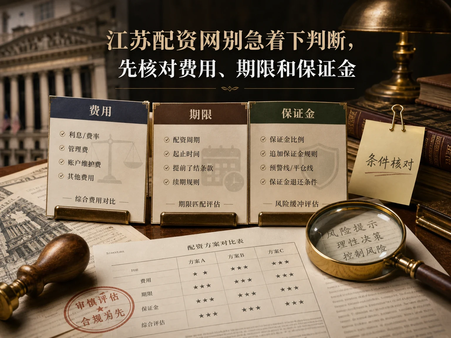 江苏配资网别急着下判断,先核对费用、期限和保证金 插图